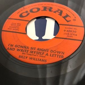 Billy Williams Date With The Blues Vinyl 45 Record '57